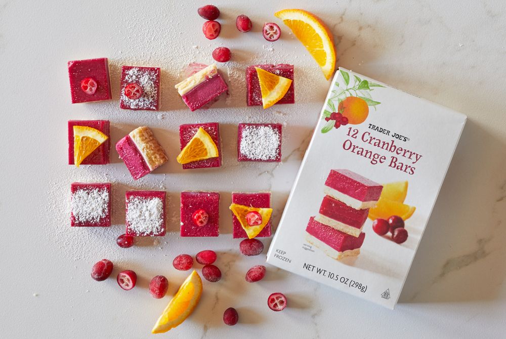 12 Cranberry Orange Bars