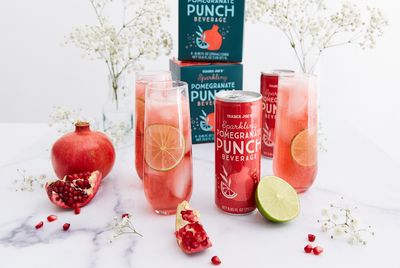 Sparkling Pomegranate Punch Beverage