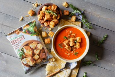 Rosemary Croissant Croutons