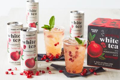 Sparkling White Tea with Pomegranate Juice