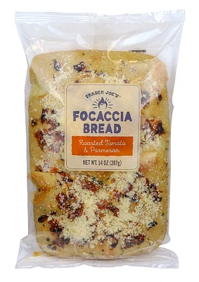 Focaccia Bread with Roasted Tomato & Parmesan