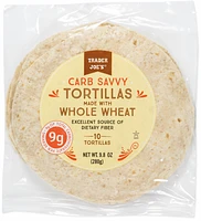 Carb Savvy Tortillas made with Whole Wheat