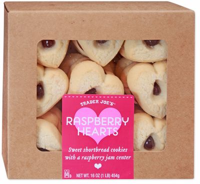 Raspberry Hearts Cookies
