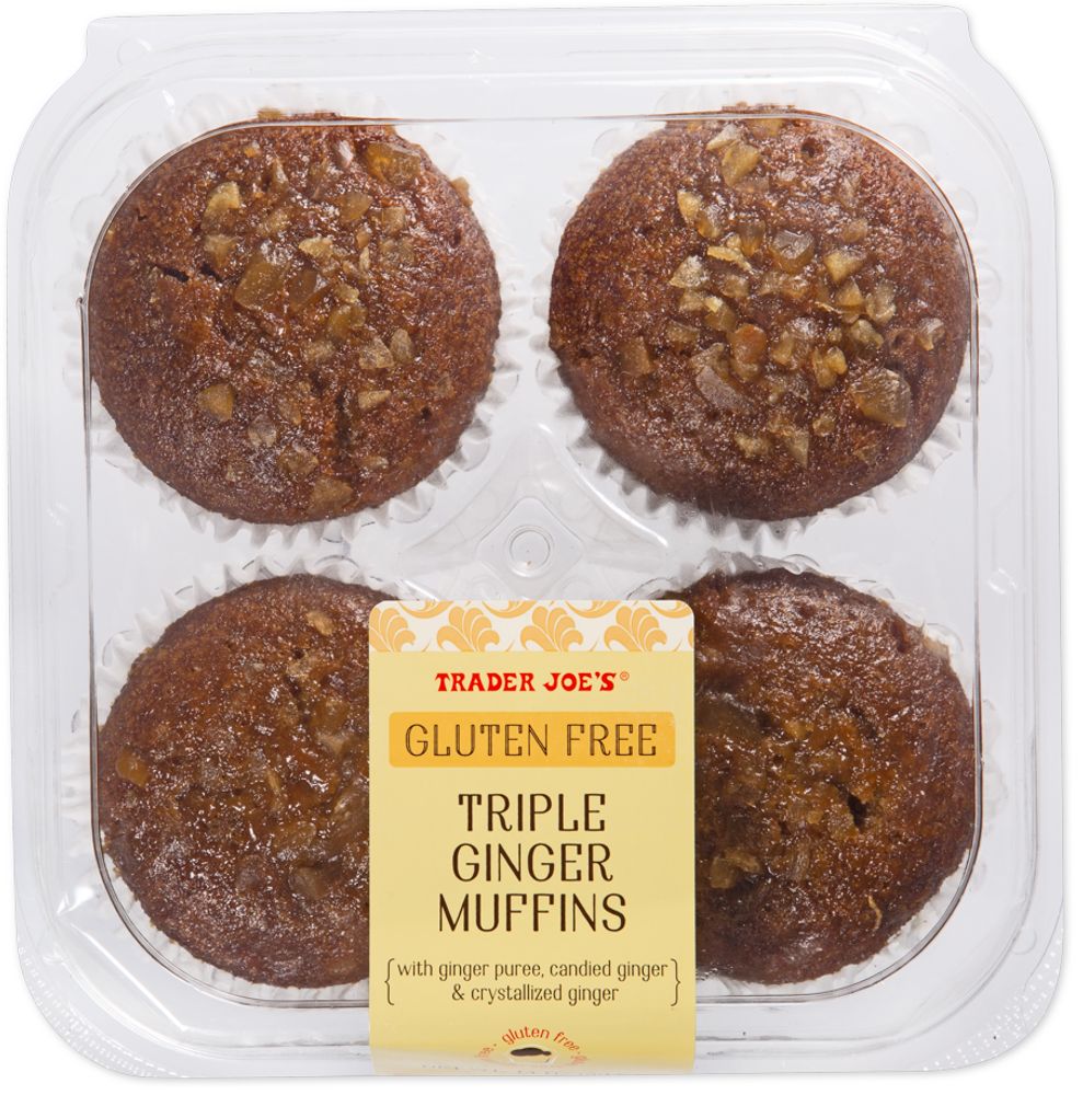 Gluten Free Triple Ginger Muffins