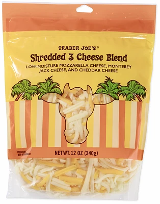 Shredded 3 Cheese Blend