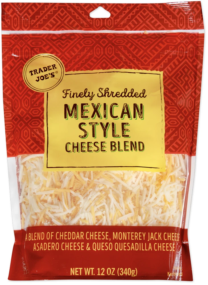 Finely Shredded Mexican Style Cheese Blend