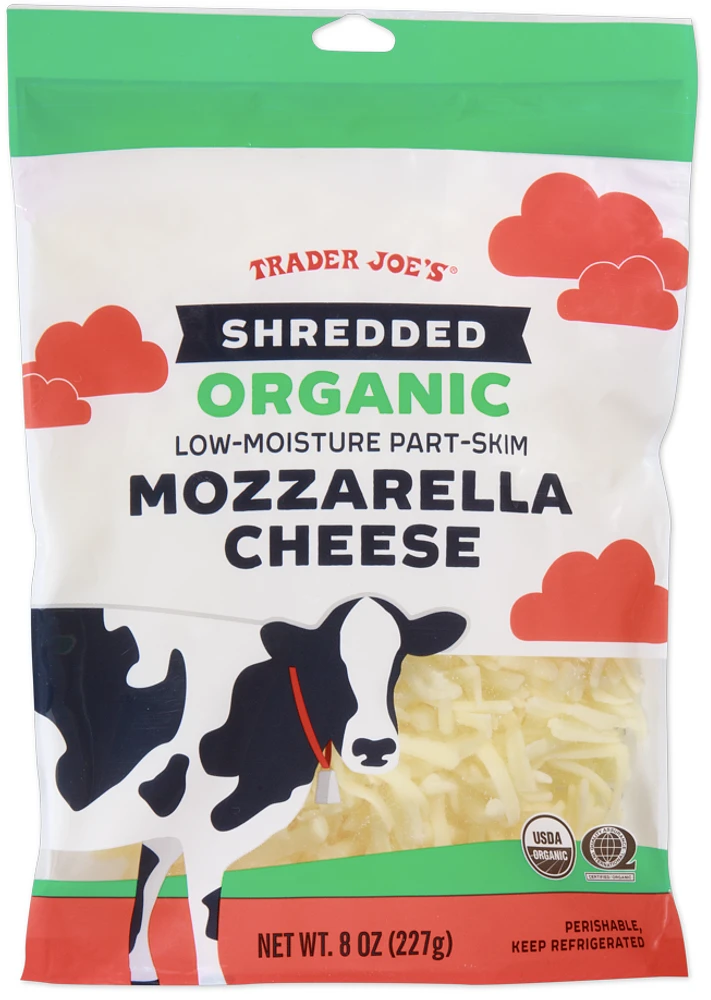 Shredded Organic Mozzarella Cheese