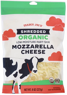 Shredded Organic Mozzarella Cheese