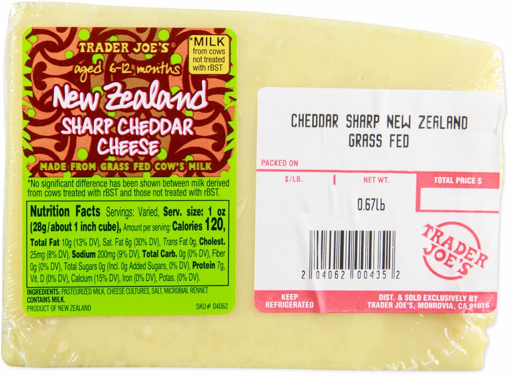 New Zealand Sharp Cheddar Cheese