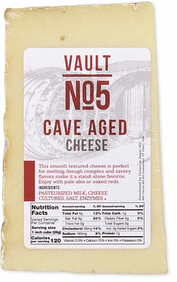 Jasper Hill Vault No 5 Cave Aged Cheese