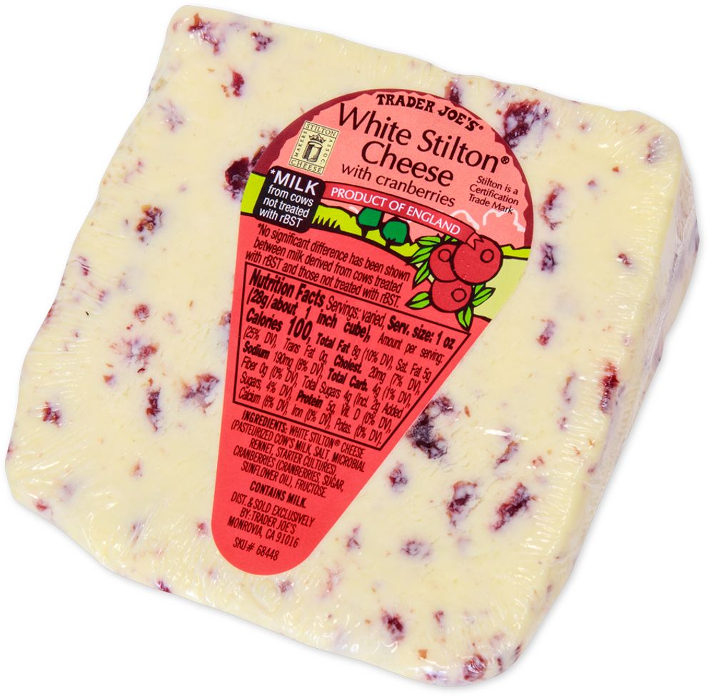 White Stilton with Cranberries