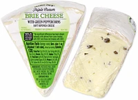 Triple Cream Brie Cheese with Green Peppercorns