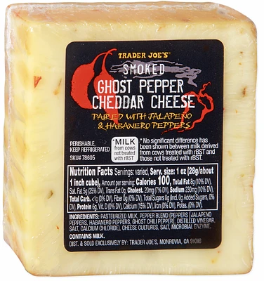 Smoked Ghost Pepper Cheddar Cheese