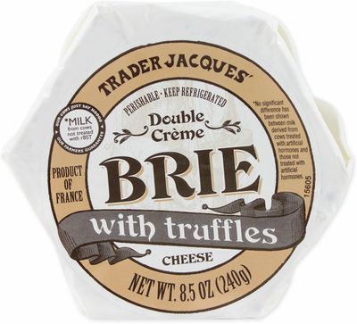 Double Crème Brie with Truffles