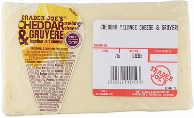 Cheddar & Gruyere Mèlange Cheese