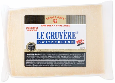 Raw Milk Cave Aged Le Gruyère