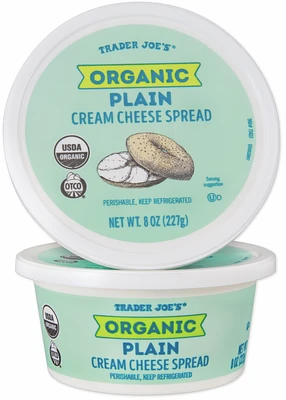 Organic Plain Cream Cheese Spread