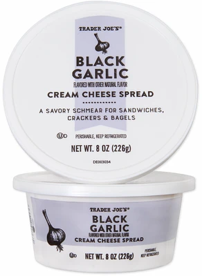 Black Garlic Cream Cheese Spread