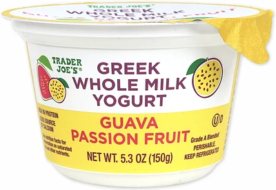 Guava Passion Fruit Greek Whole Milk Yogurt