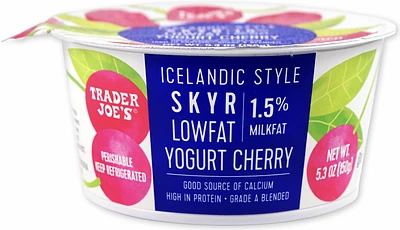 Icelandic Style Skyr Lowfat Cherry Yogurt