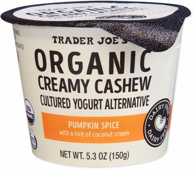 Organic Pumpkin Spice Creamy Cashew Yogurt Alternative