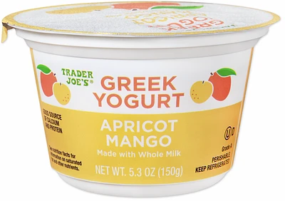 Apricot Mango Greek Whole Milk Yogurt