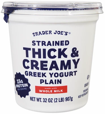 Strained Thick & Creamy Greek Yogurt Plain