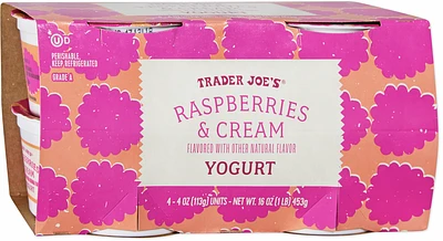 Raspberries & Cream Yogurt