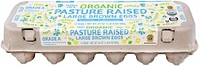 Organic Pasture Raised Large Brown Eggs