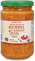 Organic Roasted Red Pepper and Almond Pesto Sauce