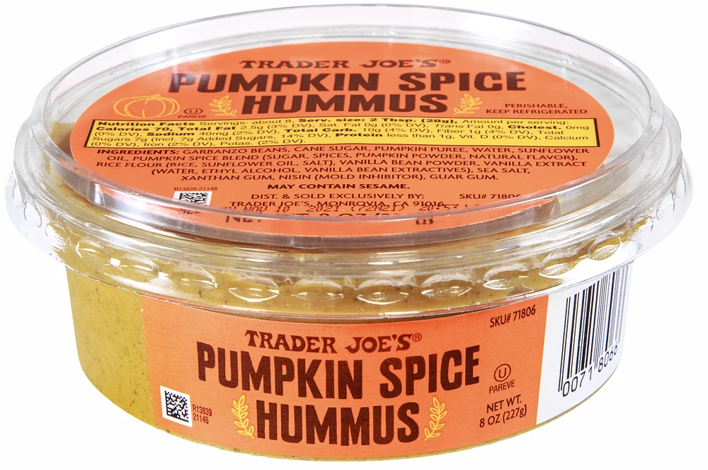 Pumpkin Spice Hummus