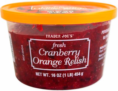 Fresh Cranberry Orange Relish