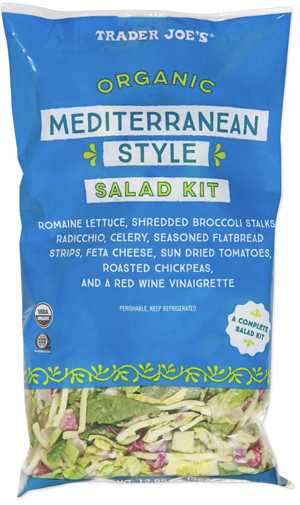 Organic Mediterranean Style Salad Kit