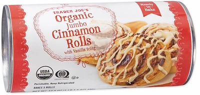 Organic Jumbo Cinnamon Rolls