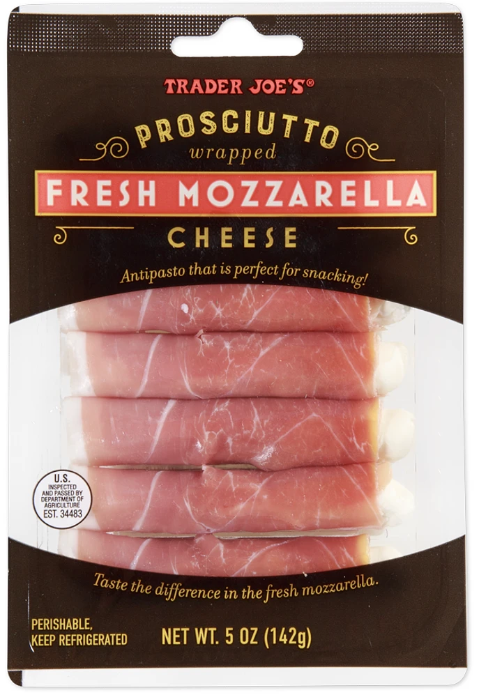 Prosciutto Wrapped Fresh Mozzarella Cheese