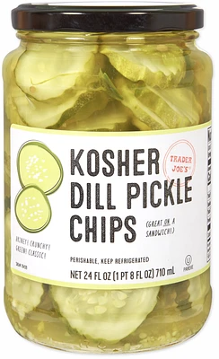 Kosher Dill Pickle Chips