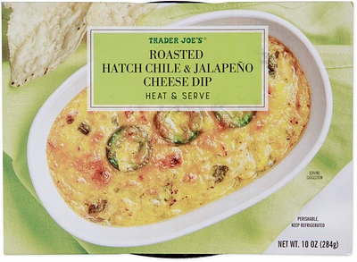 Roasted Hatch Chile & Jalapeño Cheese Dip