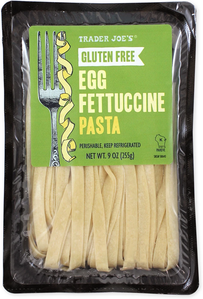 Gluten Free 
Egg Fettuccine Pasta