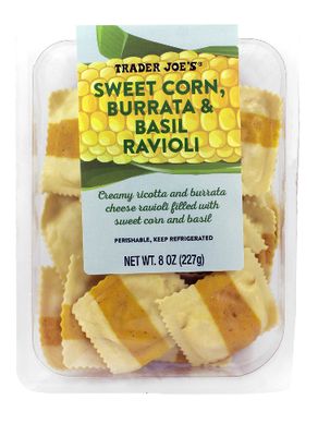 Sweet Corn, Burrata & Basil Ravioli