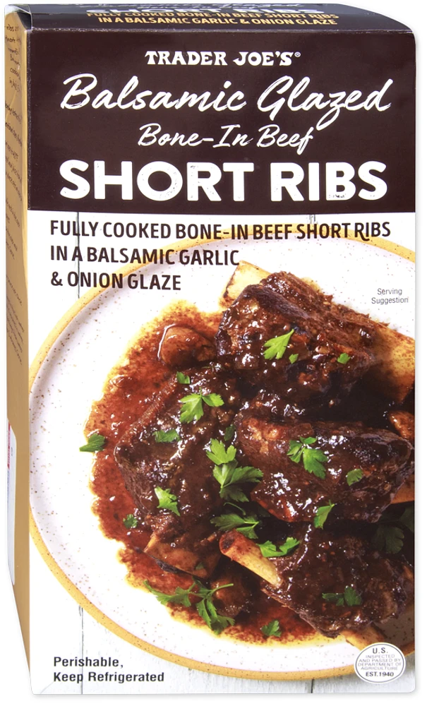 Balsamic Glazed Bone-In Beef Short Ribs