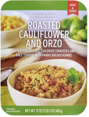 Roasted Cauliflower and Orzo