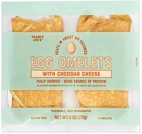 Egg Omelets with Cheddar Cheese