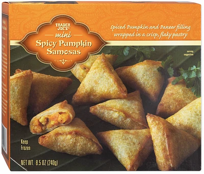 Mini Spicy Pumpkin Samosas