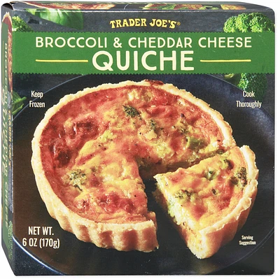 Broccoli & Cheddar Cheese Quiche