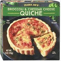 Broccoli & Cheddar Cheese Quiche