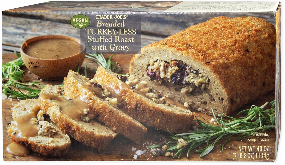 Breaded Turkey-less Stuffed Roast