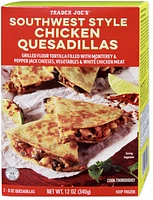 Southwest Style Chicken Quesadillas