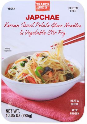 Japchae Korean Glass Noodles & Vegetable Stir Fry