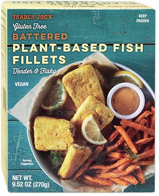 Gluten Free Battered Plant-Based Fish Fillets