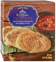 Roti with Thai Red Curry